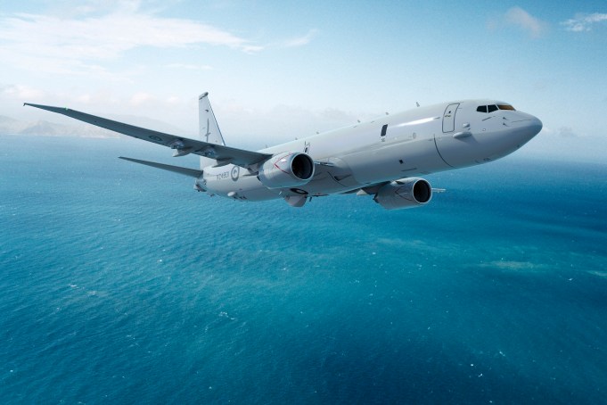 Sailboat at sea, aerial view
